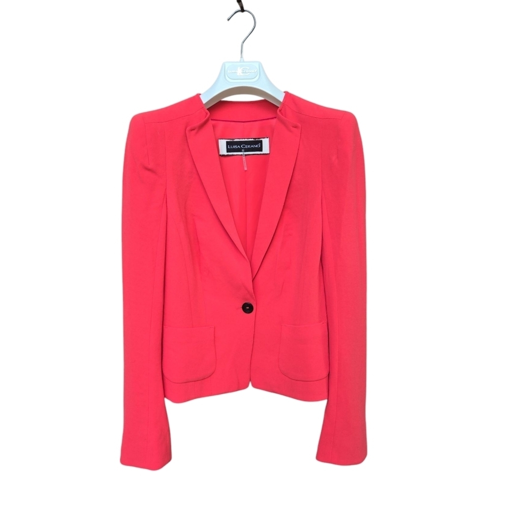 Luisa Cerrano Coral Blazer Size 4